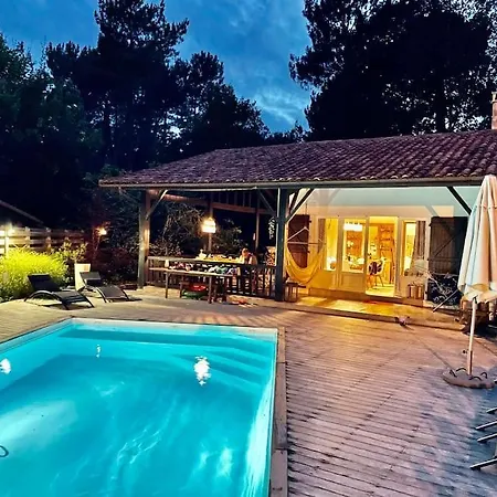 Landaise De Charme Avec Piscine Chauffee Vielle-Saint-Girons